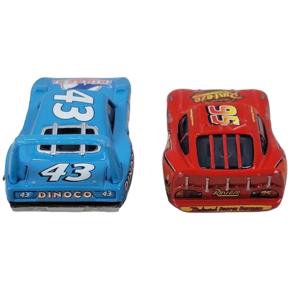 Disney Pixar Cars Diecast Vehicles Lightning McQueen & The King - Picture 4 of 6